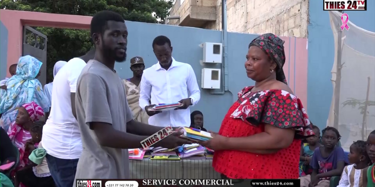 Vidéo/Abdoulaye Gaye Président Jappo Yeesal Thiès offre des fournitures à 63 élèves de Grand Thiès