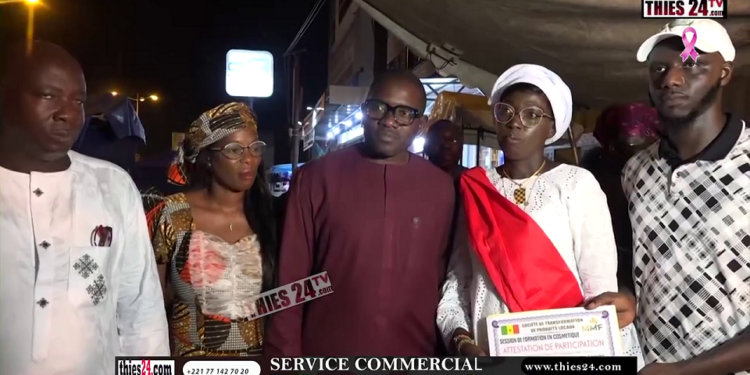 Vidéo/ Remise d&rsquo;attestations après une formation offerte aux femmes par le Maire de Thiès Nord