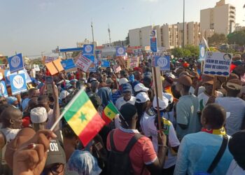 Marche FDR, discours de Cheikh Oumar Anne de la Nouvelle Responsabilité