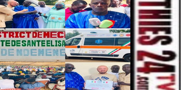 Vidéo/ Soulagement à Ndémène avec la réception d’une ambulance