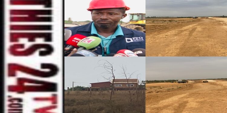 Vidéo/Les travaux de l’autoroute Dakar-Saint Louis retardés à hauteur de Beer par une maison……