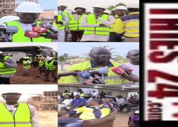 Vidéo/ Visite du Maire de Thiès et de son conseil municipal aux installations de la GCO à Diogo