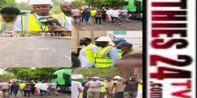 Vidéo/ Réhabilitation de l’avenue Aynina Fall, travaux achevés à 98%
