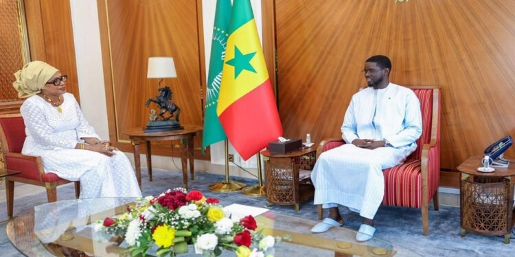 Ce que Bassirou Diomaye Faye et la Présidente du Conseil constitutionnel se sont dit