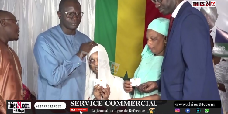 Vidéo/ La ville de Thiès remet cartes de couverture sanitaire universelle aux 1.300 premiers bénéficiaires