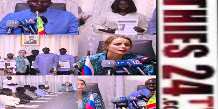 Vidéo/La ville de Thiès distribue 7 bourses étrangères pour la Russie