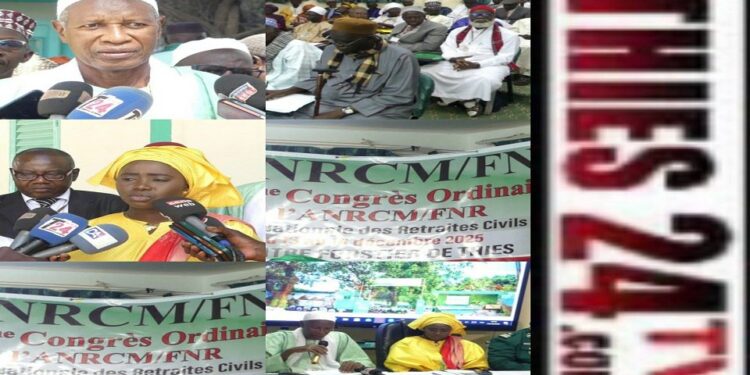 Vidéo/Congrès ordinaire à Thiès, les retraités civils et militaires du FNR demandent une hausse des pensions