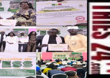 Vidéo/ Remise d’attestations à des jeunes formés en techniques de pavage