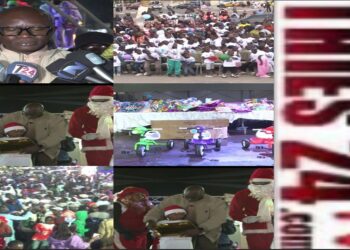 Vidéo/ Noël à Thiès, le Maire Babacar Diop distribue 2.500 cadeaux aux enfants