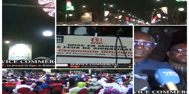 Vidéo/Mise en service de feux tricolores à Thiès par le Maire Babacar Diop