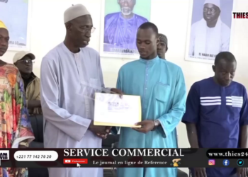 Vidéo/ Subvention municipale, les étudiants originaires de Taïba Ndiaye empochent 8 millions de Fcfa