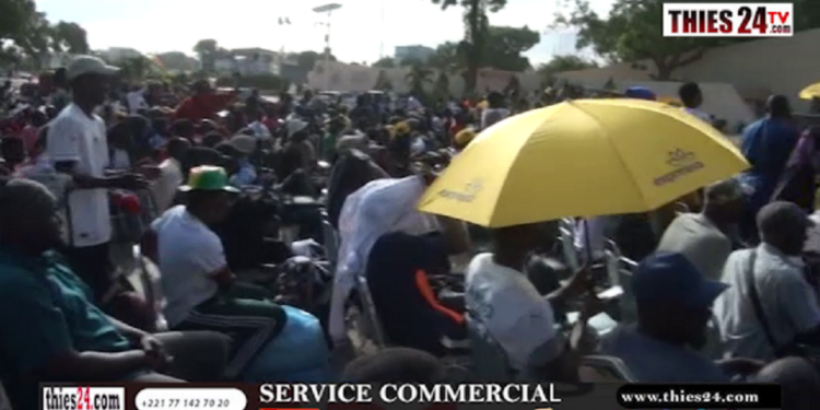 Vidéo/ Victoire du Sénégal (3-0), folle ambiance à la fan zone offerte par Dr Babacar Diop Maire de Thiès