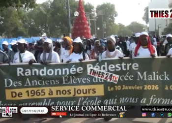Vidéo/Randonnée pédestre anciens du Lycée Malick Sy de Thiès.