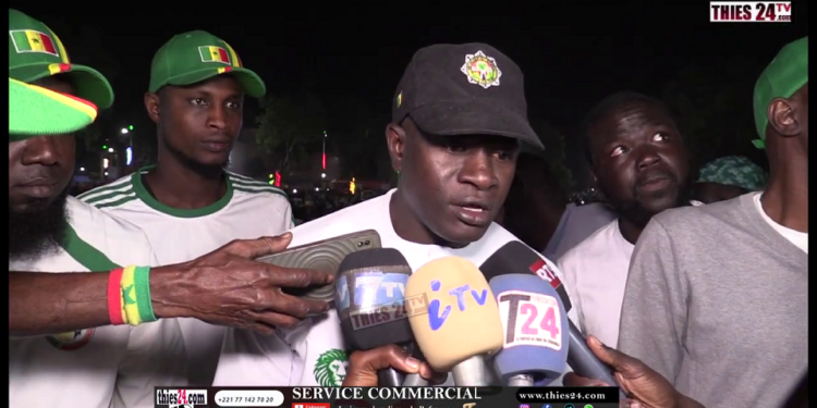 Vidéo/ Fan zone Promenade des Thiessois, réaction Dr Babacar Diop dans une ambiance indescriptible