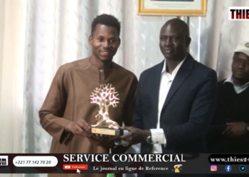 Vidéo/ L&rsquo;international Habib Diallo reçu et honoré à l&rsquo;hôtel de ville de Thiès