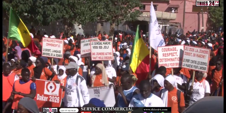 Vidéo/ Randonnée pédestre des JOJ, au Lycée Technique de Thiès