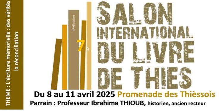 8ème édition du Salon International du Livre de Thiès (SILT) du 23 au 26 Avril 2026
