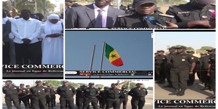 Vidéo/Levée des couleurs avec les élèves-maîtres du CRFPE de Thiès