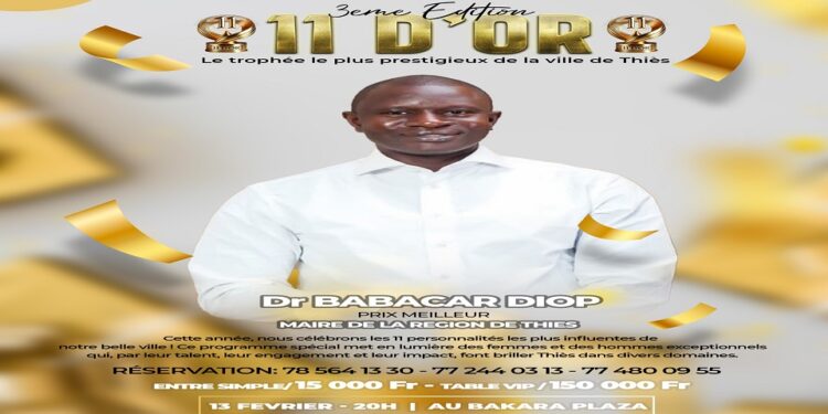 Dr Babacar Diop Maire de Thiès, l&rsquo;homme aux réalisations structurantes