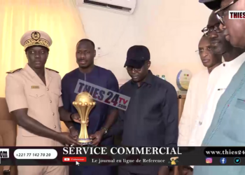 Vidéo/Arrivée du trophée de la CAN 2025 à Thiès et les confidences de Pape Thiaw