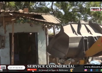 Vidéo/ Déguerpissement des occupants de l’emprise ferroviaire (marché Sahm Thiès)