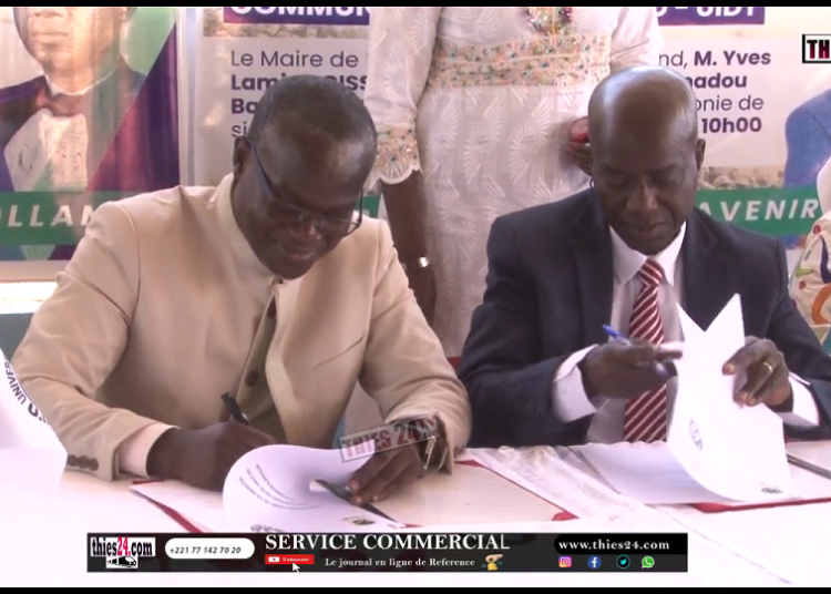 Vidéo/Signature d&rsquo;une Convention entre l&rsquo;Université de Thiès et la commune de Mont-Rolland