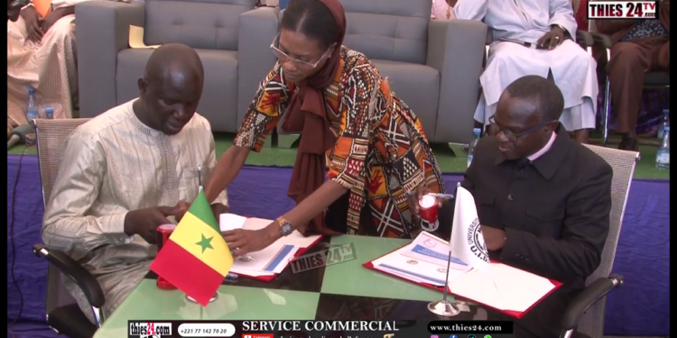 Vidéo/ Signature d&rsquo;une convention entre la commune de Notto Gouye Diama et l&rsquo;UIDT