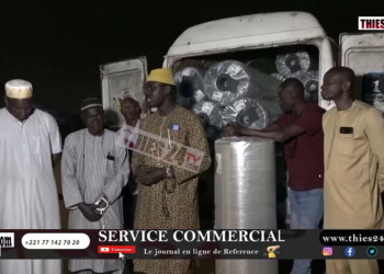 Vidéo/Grande mosquée Grand Thiès, Al Hassane Niang fait débarquer 1000 M2 de moquettes