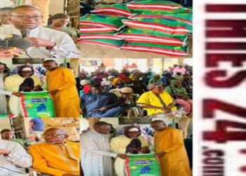 Vidéo/ Abdou Bâ Ndiéguène soulage les démunis avec 10 tonnes de riz