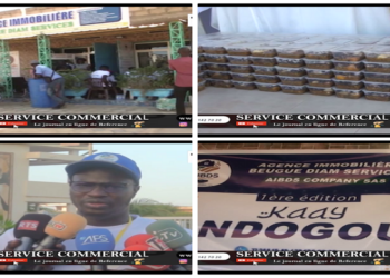 Vidéo/1ère édition « Kaay Ndogu », AIBDS Immobilier soulage les Thiessois