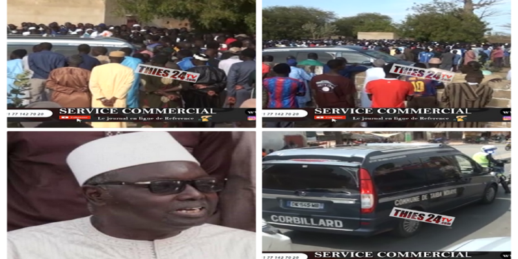 Vidéo/Tristesse à Tivaouane et Taïba Ndiaye à l&rsquo;arrivée du corps du Président Alé Lô