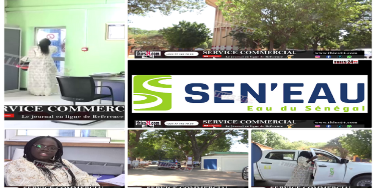 Vidéo/Sen&rsquo;Eau Thiès, sur les pas de Martine Alice Ndione chargée de la clientèle
