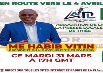 Vidéo/Direct « En route vers le 4 Avril » reçoit Habib Vitin Président « Thiès d&rsquo;abord »
