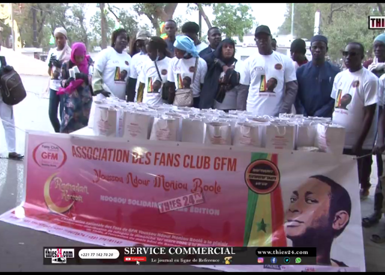Viéo/Fan&rsquo;s club national Youssou Ndour en action à Thiès (Ndogou solidaire)