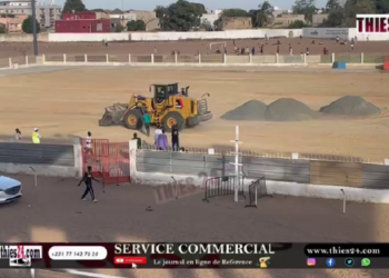 Vidéo/ Le Stade du champ de courses de Thiès en chantier, en attendant l&rsquo;arrivée du Président Diomaye
