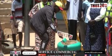 Vidéo/Préparatifs 4 Avril, le Maire de Thiès-Est, dans une vaste opération de set-setal, de….
