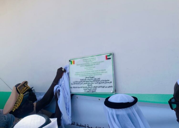 Coopération Sénégal – Émirats Arabes Unis : Inauguration de l’Institut Al-Qasimia de Sagatta GuethSagatta Gueth