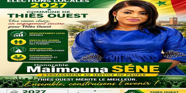 Mairie Thiès-Ouest, la déclaration de candidature de l&rsquo;Honorable Maïmouna Sène