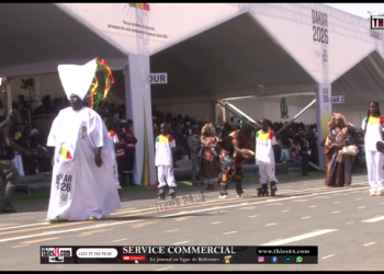 Vidéo/4 Avril à Thiès, la superbe parade culturelle devant le Président Diomaye