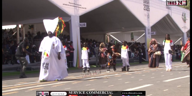 Vidéo/4 Avril à Thiès, la superbe parade culturelle devant le Président Diomaye