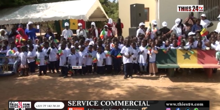 Vidéo/ Levée des couleurs à la Case des Tout Petits de FAHU, les prestations des enfants et de la musique des Forces Armées