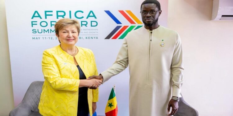 Nairobi/Rencontre entre le Président Diomaye et la Directrice Générale du FMI