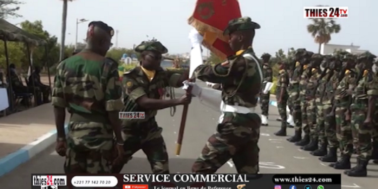 Vidéo/Thiès, départ d’un détachement de 153 militaires pour la Guinée Bissau