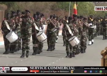 Vidéo/ Le défilé de clôture de la cérémonie de remise du drapeau au détachement en partance vers la Guinée Bissau