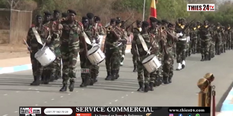 Vidéo/ Le défilé de clôture de la cérémonie de remise du drapeau au détachement en partance vers la Guinée Bissau