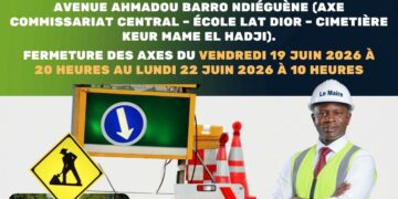 Réfection de la voirie et fermeture temporaire des avenues Coumba Nd. Diouf et Ahmadou B. Ndiéguène