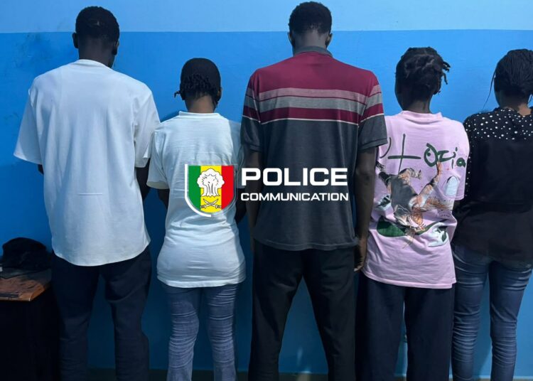 Police de Ngint (Thiès) 5 individus déférés pour escroquerie via le réseau QNET.