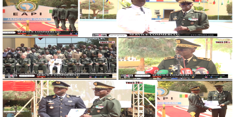 Vidéo/EAPI Thiès, fin formation des Futurs Commandants d&rsquo;Unité d&rsquo;Infanterie et des Chefs de Section d&rsquo;Infanterie