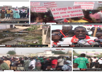 Vidéo/Nguinth se révolte contre le non achèvement des travaux de son canal