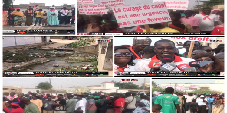 Vidéo/Nguinth se révolte contre le non achèvement des travaux de son canal